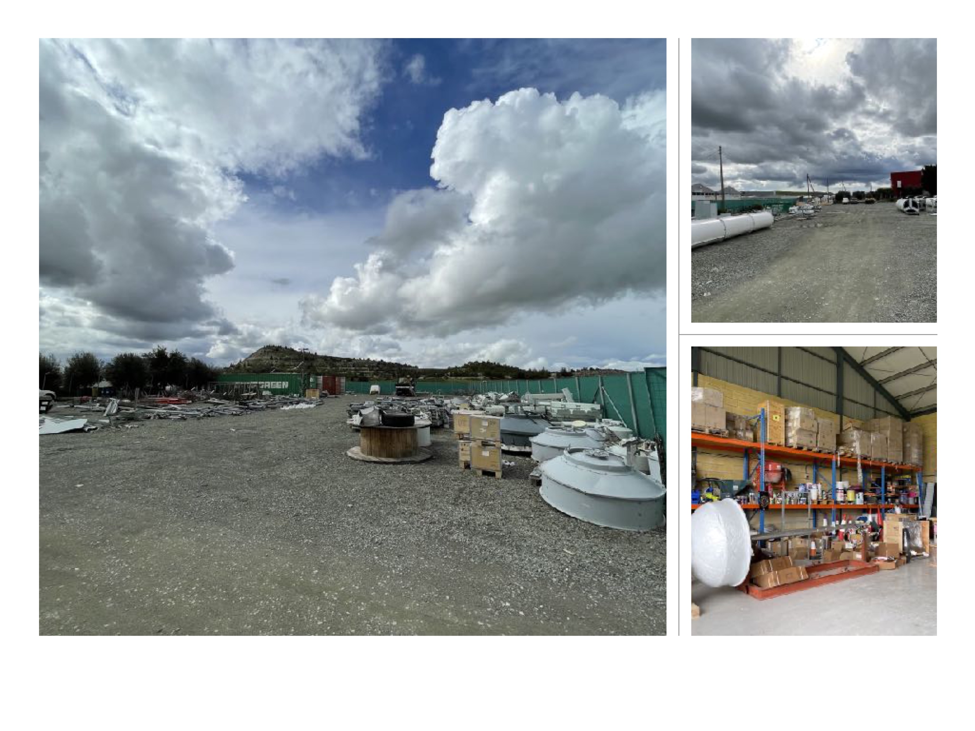 Kalsedia operational yard and infrastructure assets.